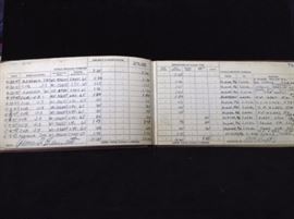 Pilot Log from Korean War