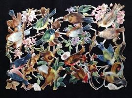 Vintage Victorian German Cutouts Scrap Die Cuts Cards Advertising