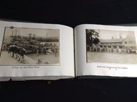 1928 Kiwanis International Convention commemorative album for the chairman with photos of Hec Ed Pavilion dedication and other early Seattle original photos. 
