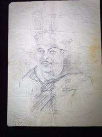 William Sullivan origanal pencil on paper