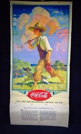 1937 Coca Cola Calendar