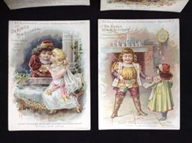 Vintage Victorian German Cutouts Scrap Die Cuts Cards Advertising
