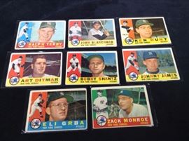 1960 Topps Baseball cards New York Yankees