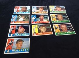 1960 Topps baseball cards Baltimore Orioles