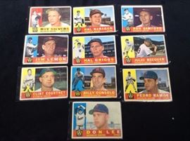 1960 Topps baseball cards Washington Senators