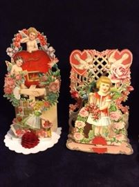 Vintage Victorian German Cutouts Scrap Die Cuts Cards Advertising