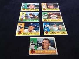 1960 Topps baseball cards Boston Red Sox