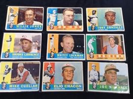 1960 Topps baseball cards
