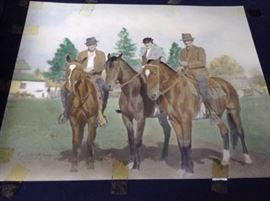 Hand tinted photograph