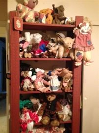 Stuffed Bear Collection including Steiff & Boyd Bears