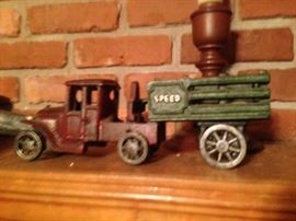 Metal Truck with Wagon