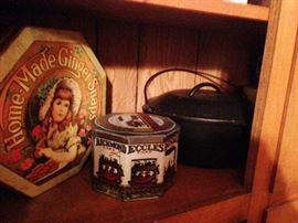 Cast Iron Dutch Oven & Tins