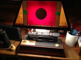 Lionel Train Engine Desk Lamp