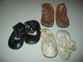 Vintage baby shoes