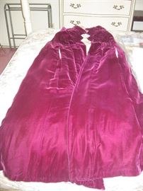 Red velvet cape