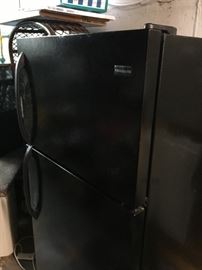 Black refrigerator