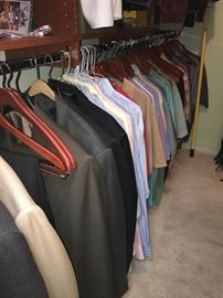 Men's suits & shirts sz. med-xL