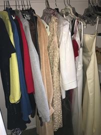 Lots of nice women's clothes, many with tags