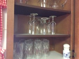 odds and ends of glassware