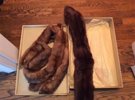Full pelt mink stoles