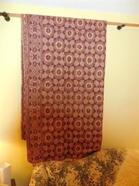 Art Deco GORGEOUS Hand Made Wool Dowry Blanket