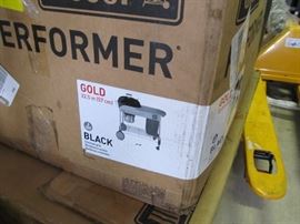 ITEM # 7- NEW IN BOX WEBER PERFORMER GRILL BLACK  RETAIL $ 400.00   BUY IT NOW PRICE  $225.00 
