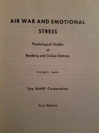 Air War and Emotional Stress
