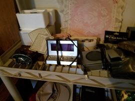 clocks, radios and odds and ends regarding the old age radio and CB's and all sorts of communication devices.s