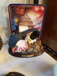 Eagle figurine collection ( this is just a representative sample)