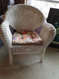 wicker chair