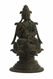 KOREAN BRONZE BUDDHA, GORYEO DYNASTY (918- 1392)