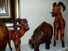 Wood Animal Decor