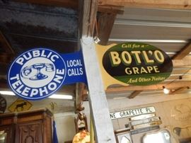 Telephone and Botl'o Signs