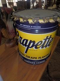 Grapette 10 Gallon Can