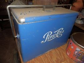 Pepsi Cola Metal ice Chest