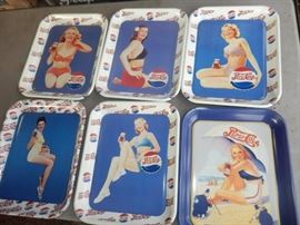 Pepsi tin Trays