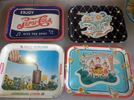 Pepsi and coke tin Tray