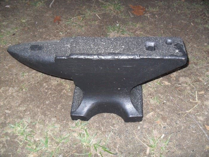 Nice Anvil from the blacksmith shop. It weights about 80 lbs. +/- . No markings.