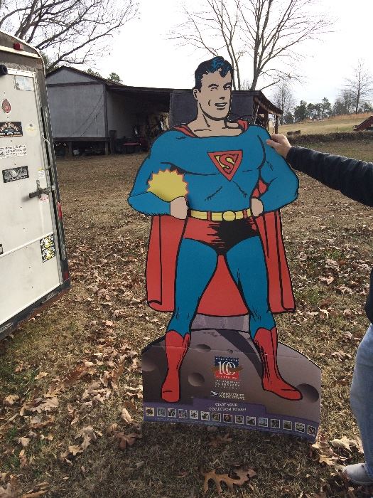 US Postal Service Superman stand-up