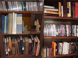 Smaller collection of books with novels (Grisham), vintage books and some children’s books
Bibles (vintage)
DVD movies and Music CDs (no albums)
