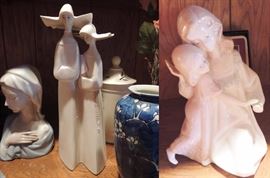 Religious wall decor plus Bibles, rosaries, pocket prayers, candles, saintly devotions and more
Beautiful baby christening outfit. Lladro figurines nuns, Madonna mother and child, Mary and more