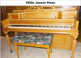 1950s upright piano
