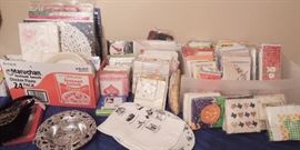 Paper plates, table covers and clothes, napkins, signs and flags for major and minor holidays: Valentine’s Day, Christmas, St. Patrick’s Day, Easter, Birthday’s and more
Greeting cards and note cards
Platters and serving trays and entertainment items
Christmas decorations
Easter decorations and baskets
Wreaths for all seasons and holidays
