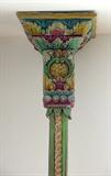 INDONESIAN PAINTED COLUMNS (PAIR)