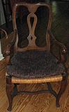 COUNTRY FRENCH WITH RUSH SEAT CHAIRS