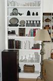COLLECTION OF PEWTER AND WHITE PORCELAIN