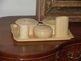 ANTIQUE CELLULOID VANITY SET