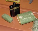 ANTIQUE CARON #5 PARFUM WITH FAUX SHAGREEN BOX
