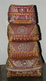 ASIAN HANDPAINTED STACKING BASKETS