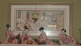 CHINESE MADE PORCELAIN GEISHA BEAUTIFUL FINISH AND IN EXCELLENT CONDITION